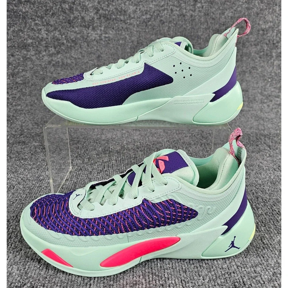 Nike Air Jordan Luka Doncic 1 Easter Mint Foam Purple Teal DQ6513-305 Boy's - Picture 1 of 15